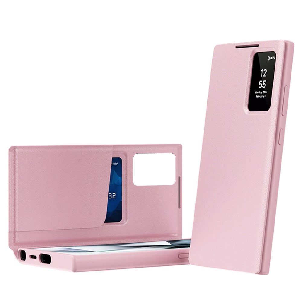 Fodral för Samsung Galaxy S26 Ultra S948, Techsuit, SmartView, Rosa