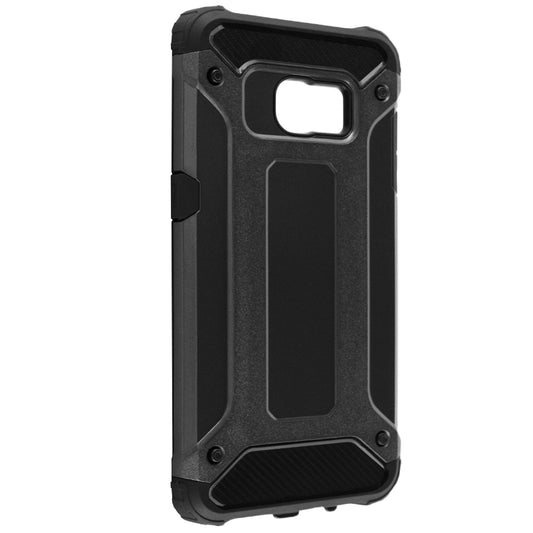Fodral för Samsung Galaxy S7 edge G935, Techsuit, Hybrid Armor, Svart