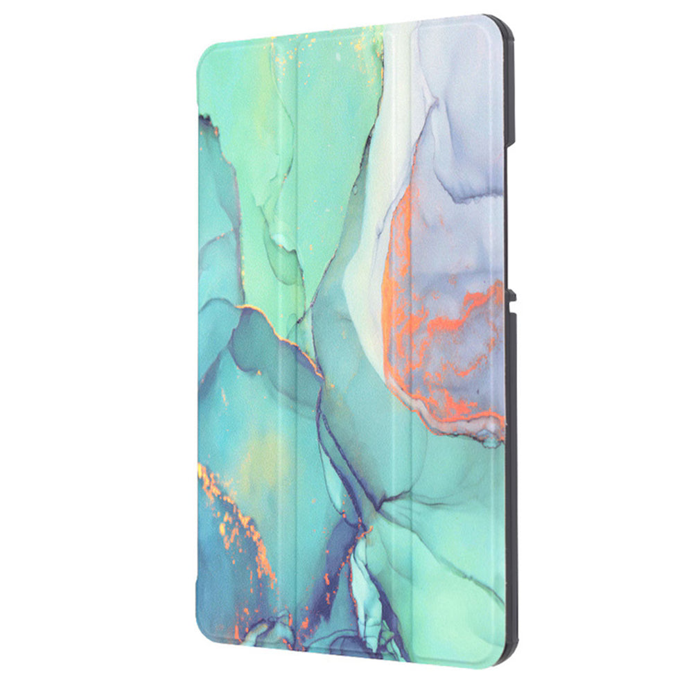 Fodral för Samsung Galaxy Tab A11+ / Tab A9+, Techsuit, FoldPro Green Time, Flerfärgad