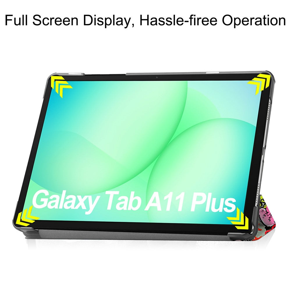 Case for Samsung Galaxy Tab A11+ / Tab A9+, Techsuit, FoldPro Urban Vibe, Multicolor
