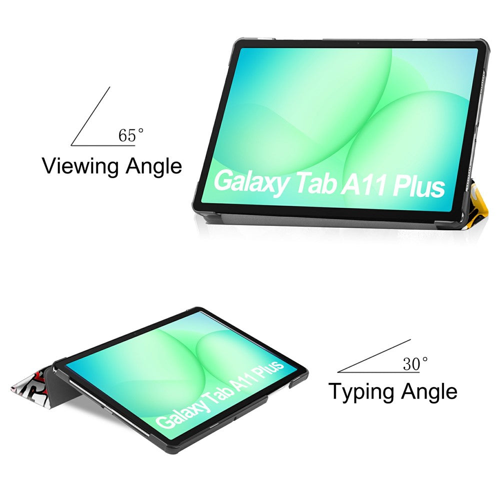 Case for Samsung Galaxy Tab A11+ / Tab A9+, Techsuit, FoldPro Urban Vibe, Multicolor