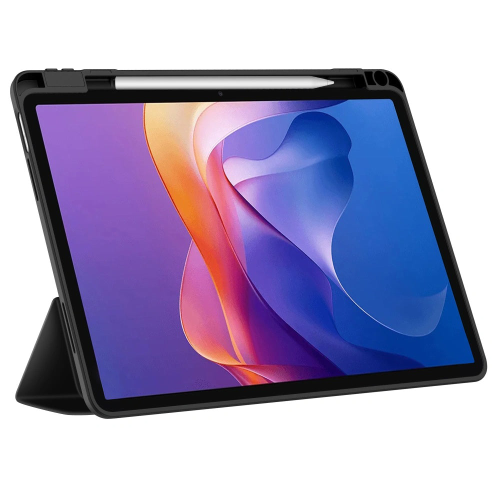 Fodral för Samsung Galaxy Tab A11 / Tab A9, Techsuit, Flex Trifold New Model, Rosa