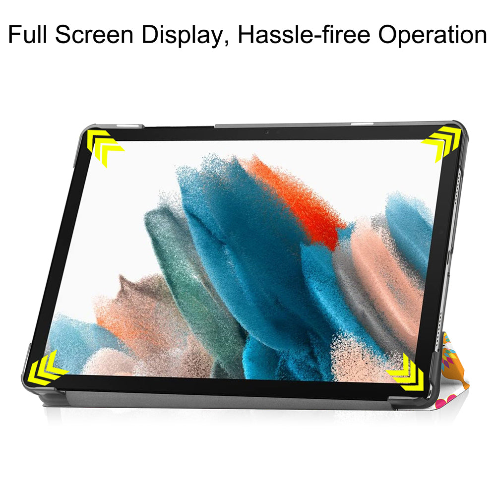 Fodral för Samsung Galaxy Tab A11 / Tab A9, Techsuit, FoldPro Butterfly Ny Modell, Flerfärgad