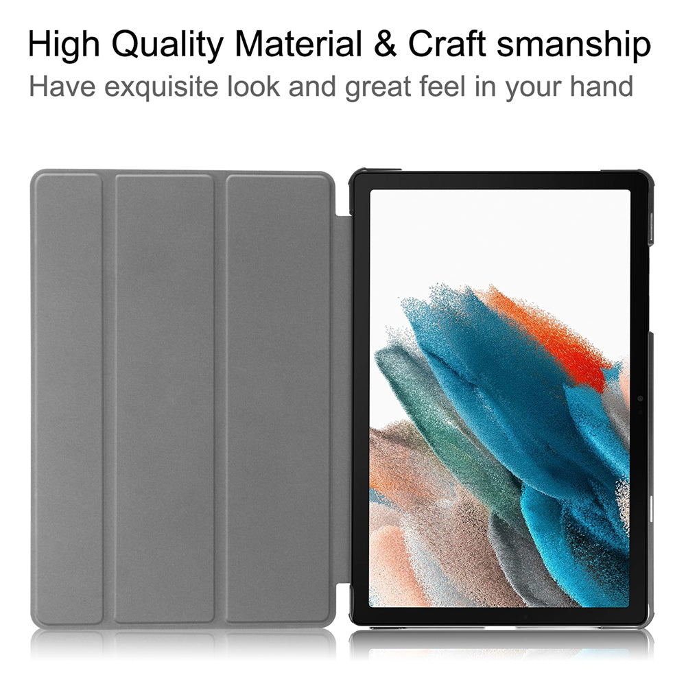 Fodral för Samsung Galaxy Tab A11 / Tab A9, Techsuit, FoldPro Butterfly Ny Modell, Flerfärgad