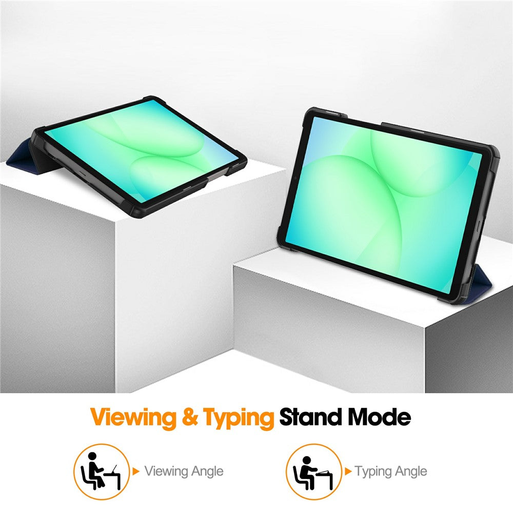 Fodral för Samsung Galaxy Tab A11 / Tab A9, Techsuit, FoldPro Ny Modell, Blå