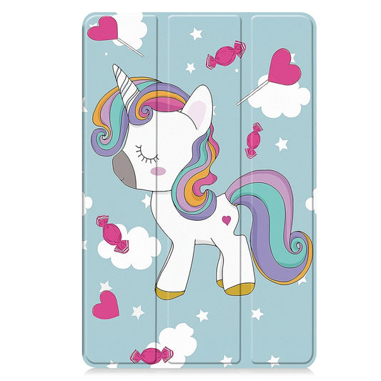 Case for Samsung Galaxy Tab S11, Techsuit, FoldPro Unicorn, Multicolor