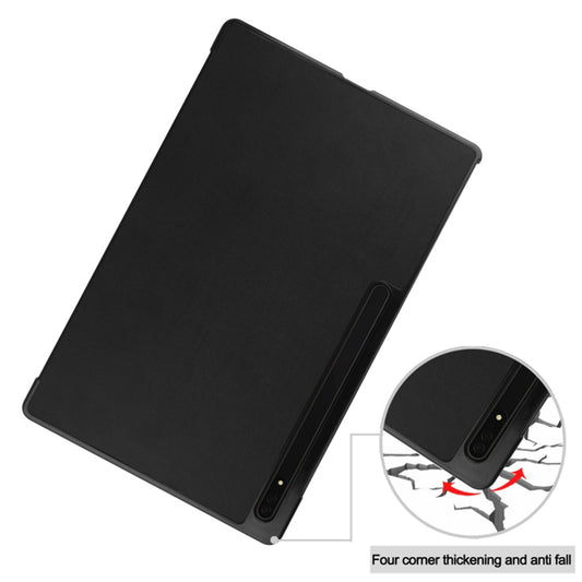 Fodral för Samsung Galaxy Tab S8 Ultra, Techsuit, FoldPro, Svart