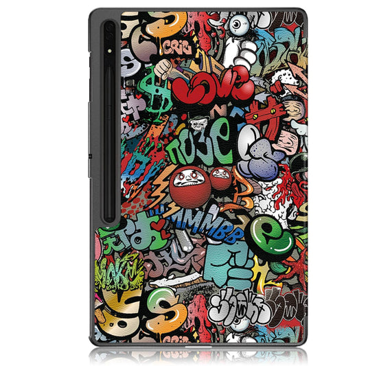 Fodral för Samsung Galaxy Tab S8 Ultra, Techsuit, FoldPro Urban Vibe, Flerfärgad