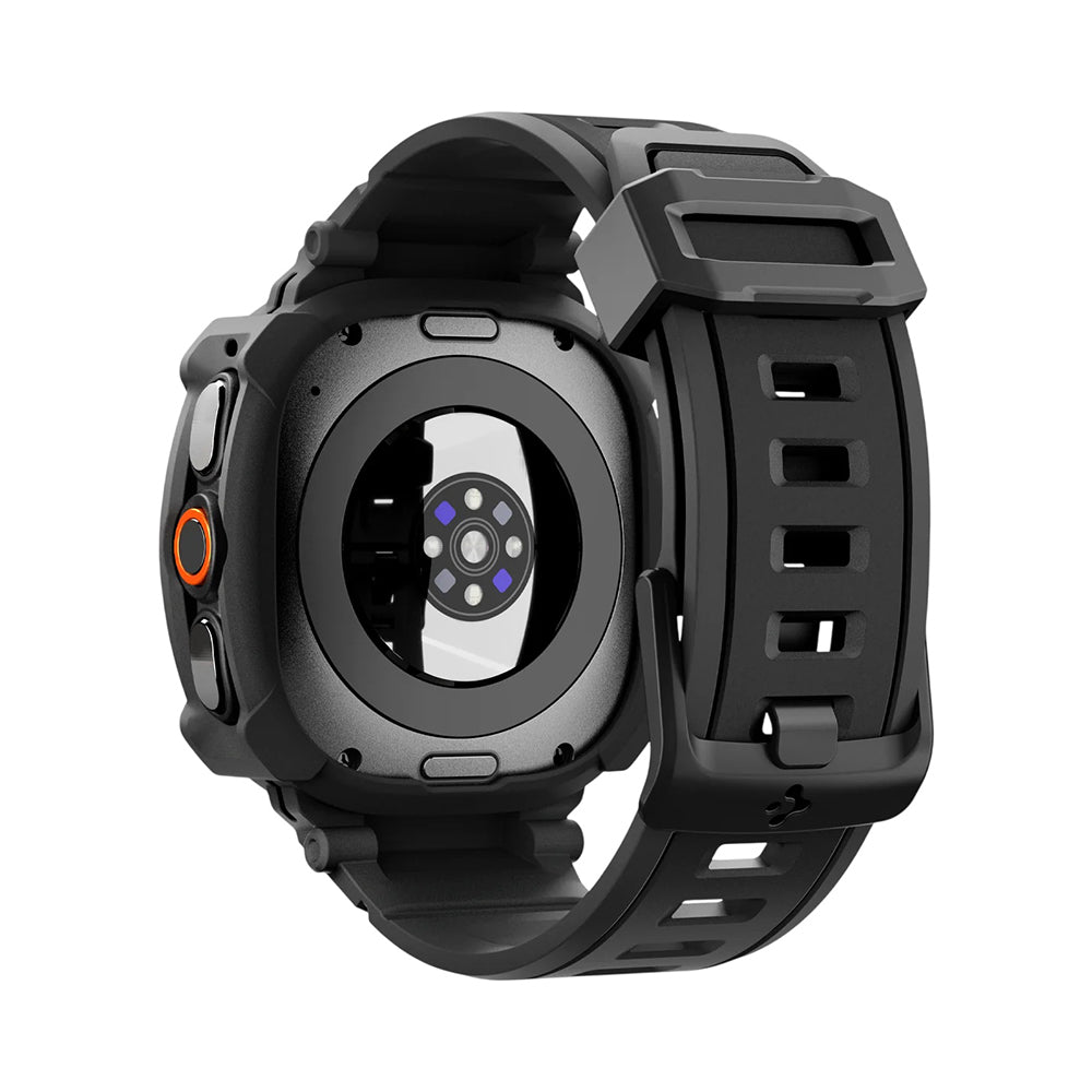 Fodral för Samsung Galaxy Watch Ultra2, Spigen, Rugged Armor Pro, Matt svart ACS11612