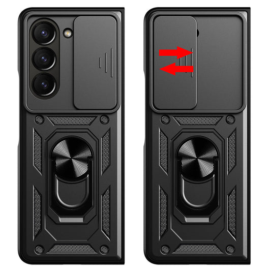 Fodral för Samsung Galaxy Z Fold5 F946, Techsuit, CamShield, Svart