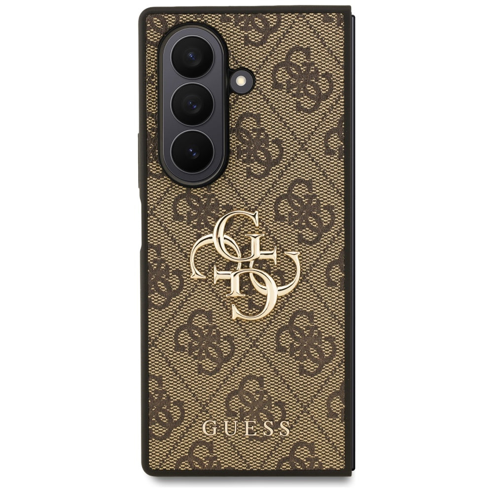 Fodral för Samsung Galaxy Z Fold7 F966, Guess, 4G Big Logo, Brun