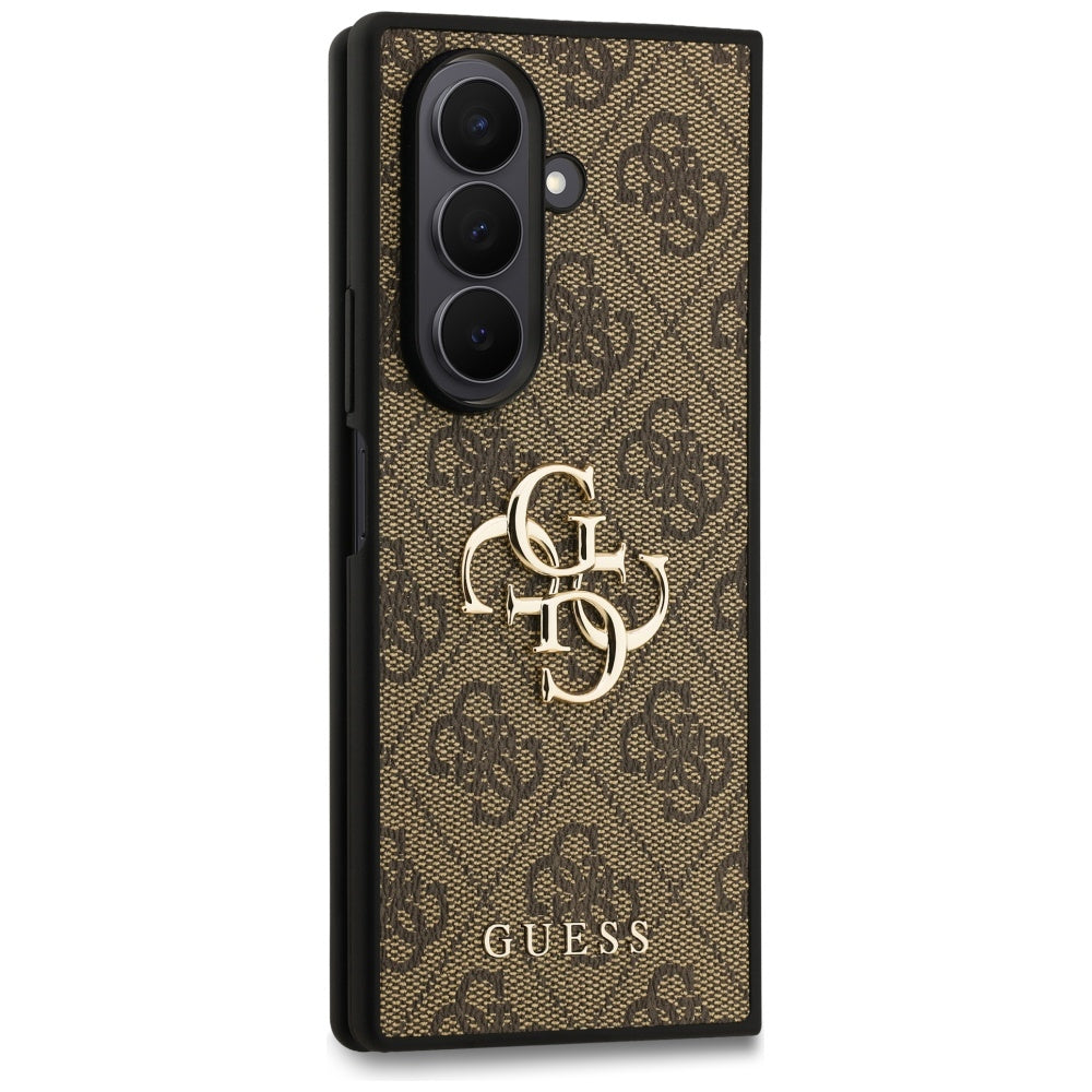 Fodral för Samsung Galaxy Z Fold7 F966, Guess, 4G Big Logo, Brun