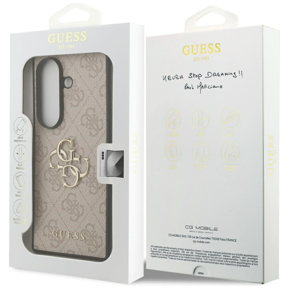 Fodral för Samsung Galaxy Z Fold7 F966, Guess, 4G Big Logo, Rosa