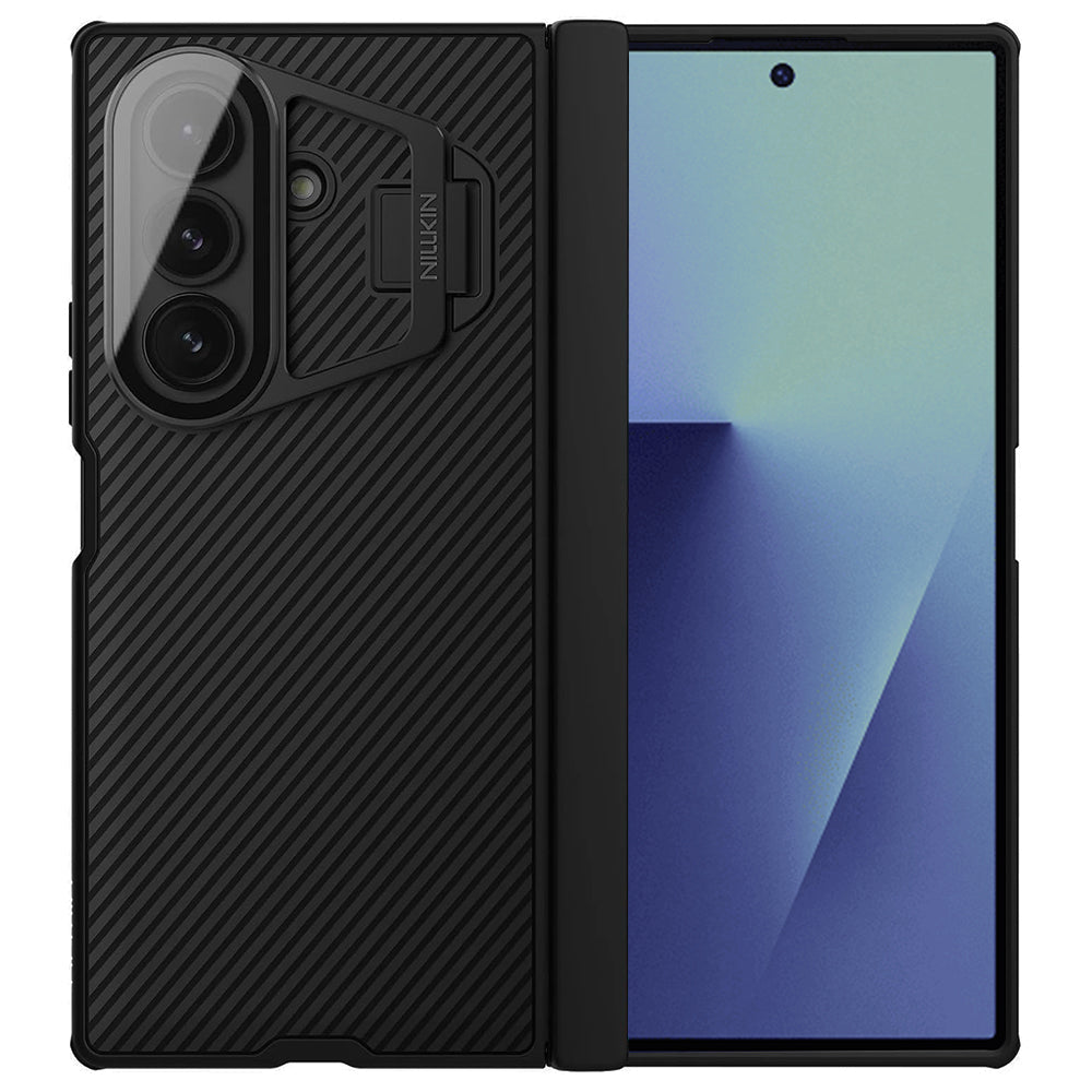 Fodral för Samsung Galaxy Z Fold7 F966, Nillkin, CamShield Prop med transparent linslock, svart