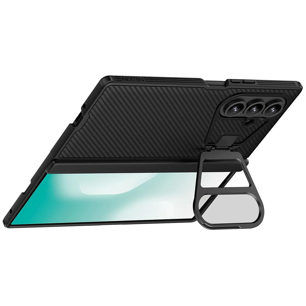 Fodral för Samsung Galaxy Z Fold7 F966, Nillkin, CamShield Prop med transparent linslock, svart