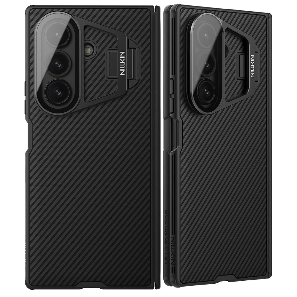Fodral för Samsung Galaxy Z Fold7 F966, Nillkin, CamShield Prop med transparent linslock, svart