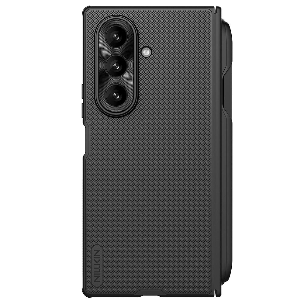 Fodral för Samsung Galaxy Z Fold7 F966, Nillkin, Super Frosted Shield med pennhållare, svart
