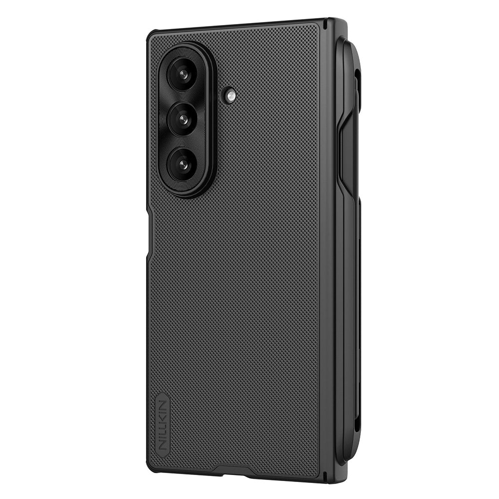 Fodral för Samsung Galaxy Z Fold7 F966, Nillkin, Super Frosted Shield med pennhållare, svart
