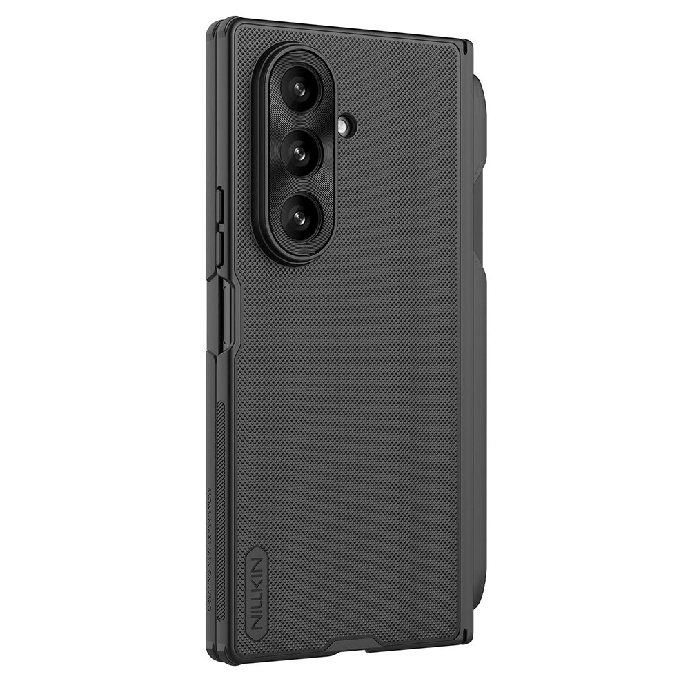 Fodral för Samsung Galaxy Z Fold7 F966, Nillkin, Super Frosted Shield med pennhållare, svart