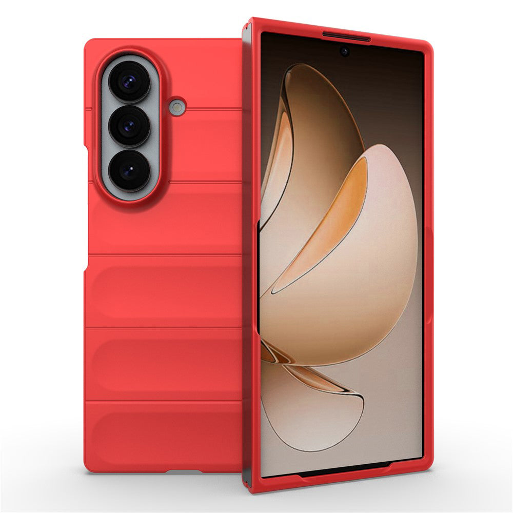 Fodral för Samsung Galaxy Z Fold8 Ultra F976, Techsuit, Magic Shield, Röd