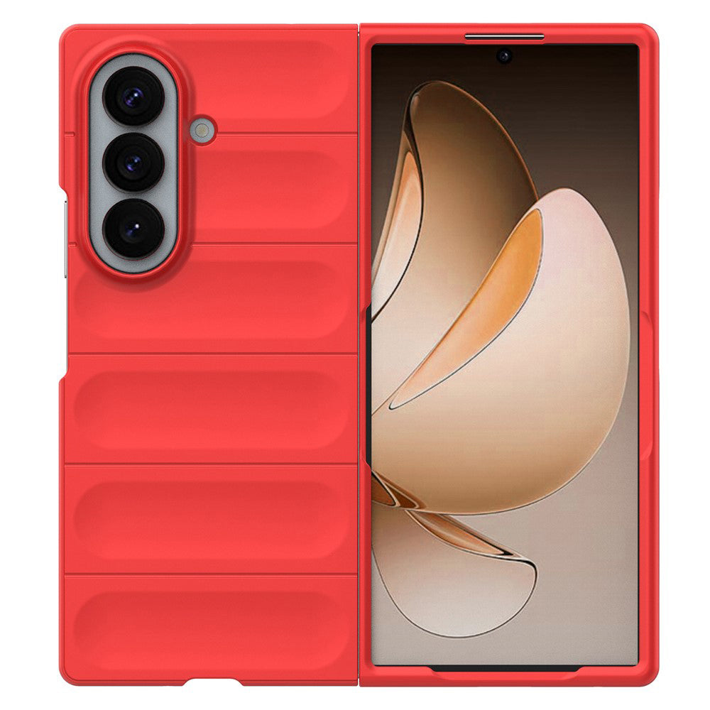 Fodral för Samsung Galaxy Z Fold8 Ultra F976, Techsuit, Magic Shield, Röd