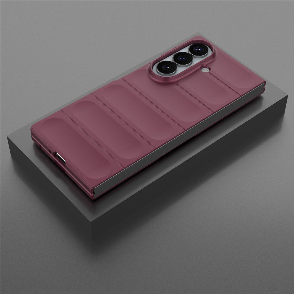 Fodral för Samsung Galaxy Z Fold8 Ultra F976, Techsuit, Magic Shield, Vinröd