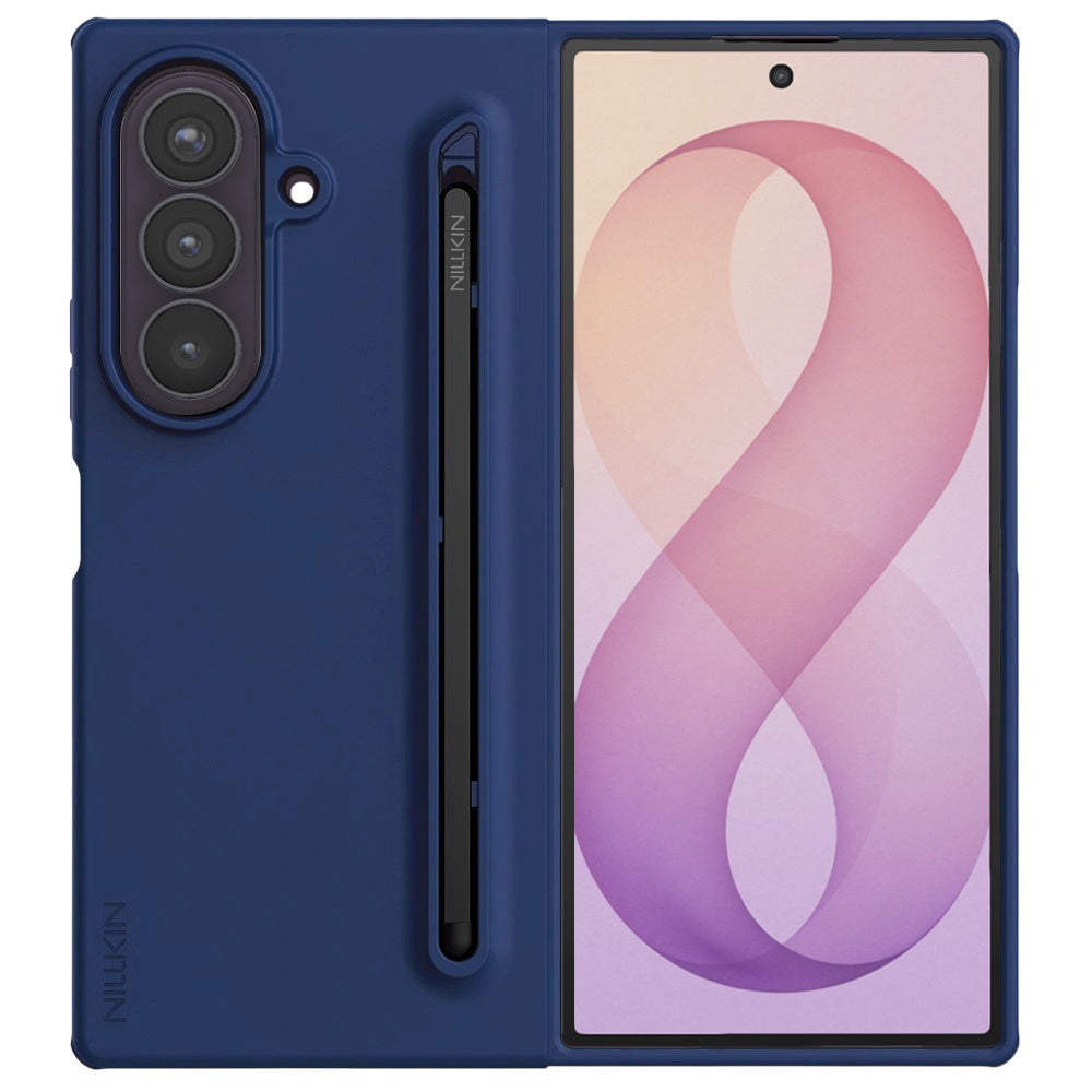 Fodral för Samsung Galaxy Z Fold8 Ultra F976, Nillkin, Flex Pure med S-Pen-hållare, Blå