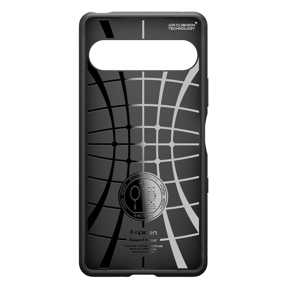 Skyddsfodral för Sony Xperia 10 VII, Spigen, Rugged Armor, Svart