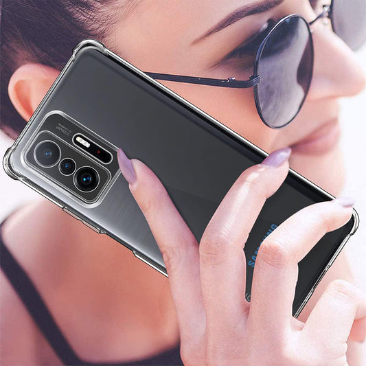 Fodral för Xiaomi 11T / 11T Pro, Techsuit, Stötsäker Klar, Transparent