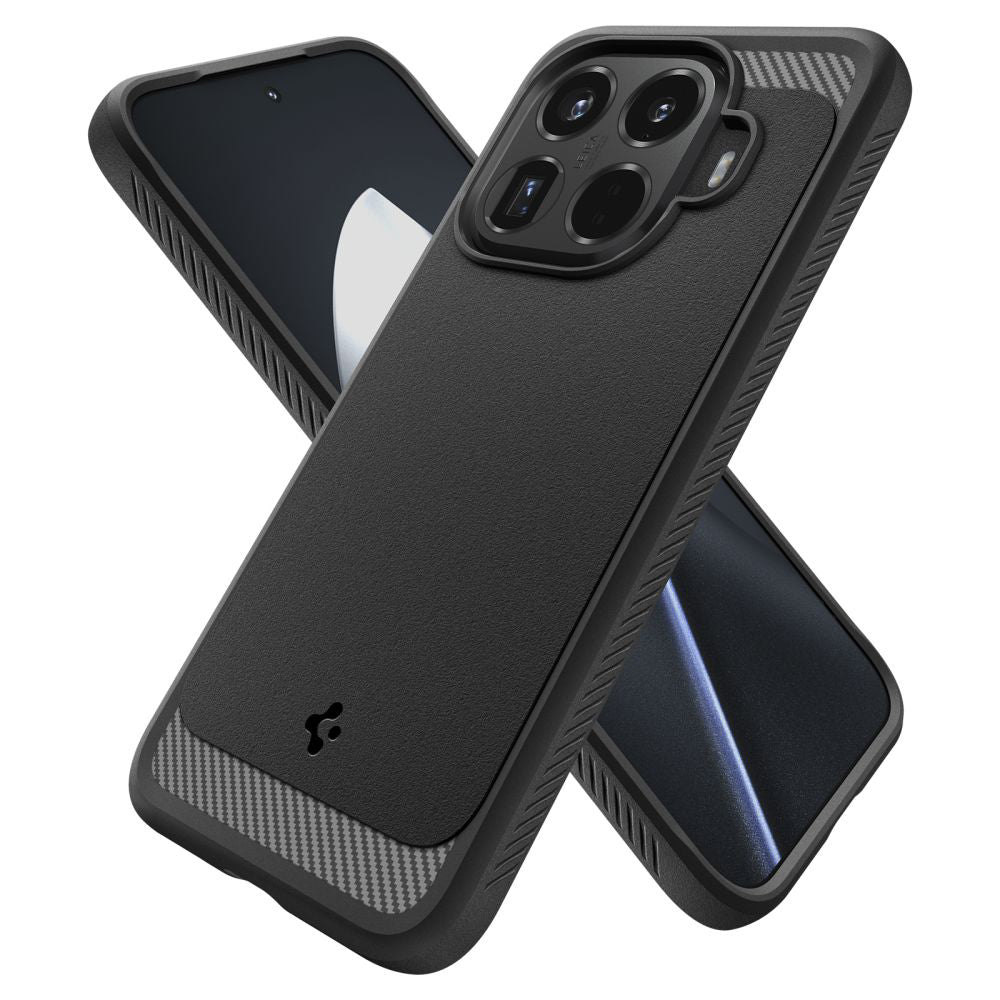 Skyddsfodral för Xiaomi 15T Pro, Spigen, Rugged Armor, Svart ACS11152