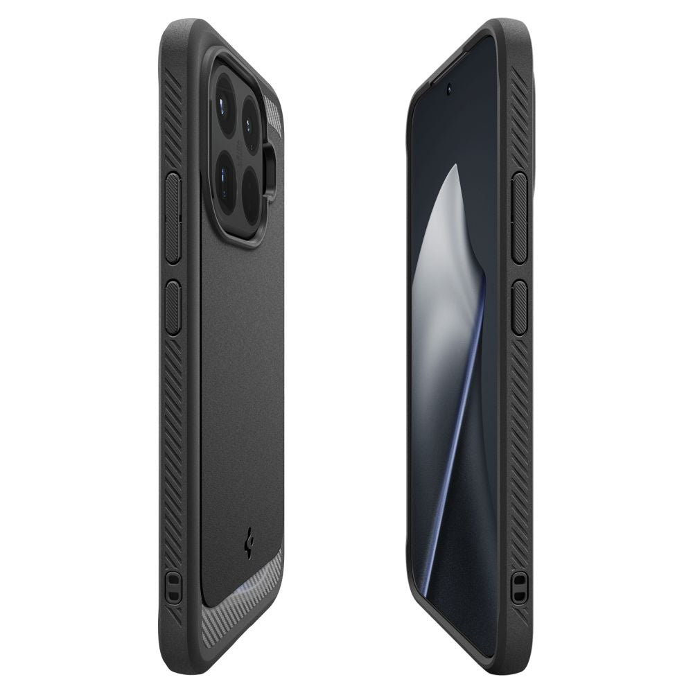 Skyddsfodral för Xiaomi 15T Pro, Spigen, Rugged Armor, Svart ACS11152