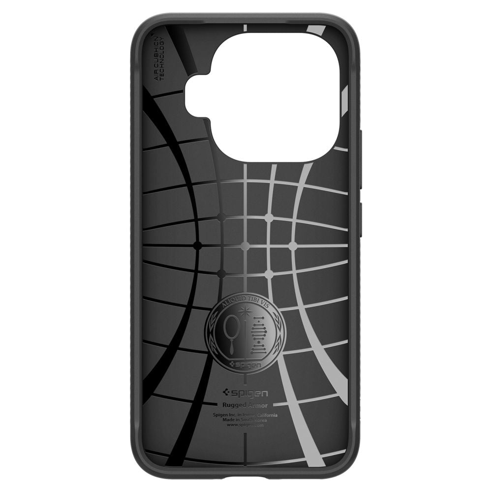 Skyddsfodral för Xiaomi 15T Pro, Spigen, Rugged Armor, Svart ACS11152