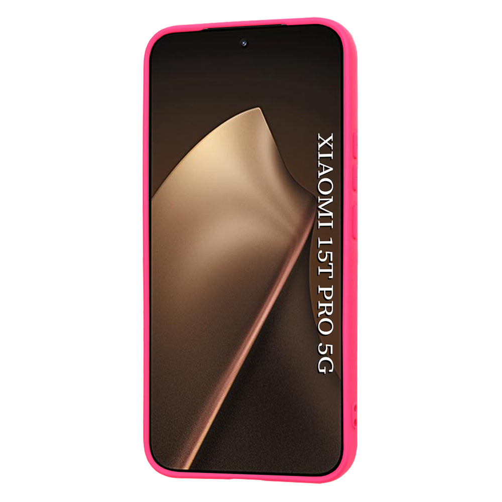 Skyddsfodral för Xiaomi 15T Pro, Techsuit, SoftFlex, Mörkrosa