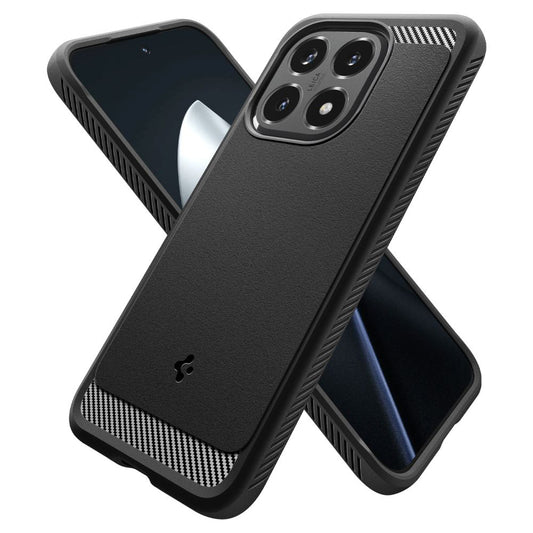Fodral för Xiaomi 15T, Spigen, Rugged Armor, Mattsvart