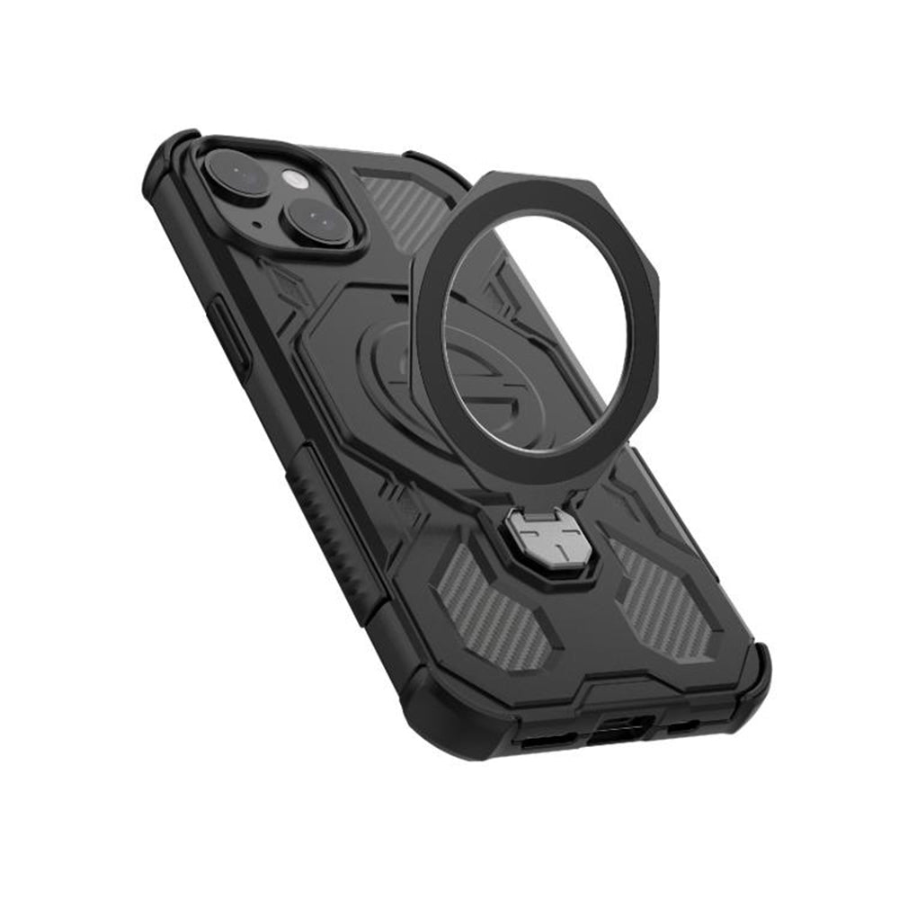 Fodral för Xiaomi 15T, Techsuit, Carbon Shield Pro, Svart