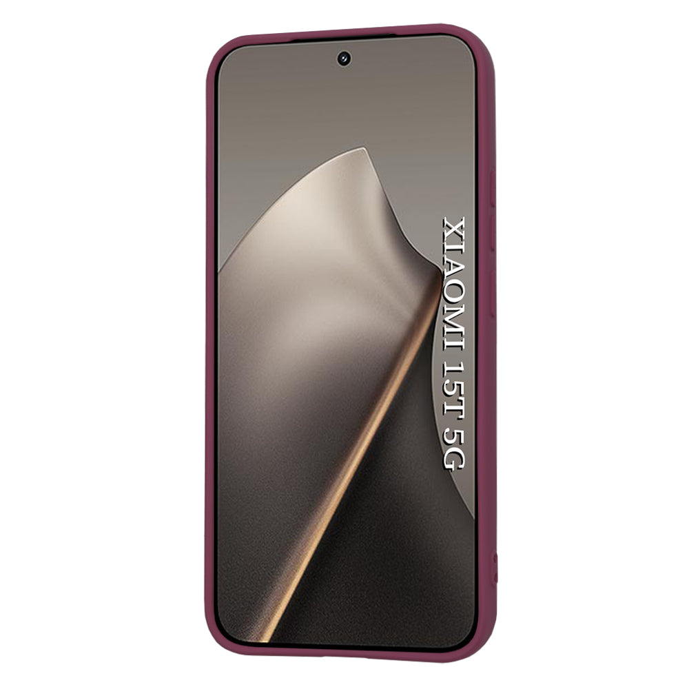 Fodral för Xiaomi 15T, Techsuit, SoftFlex, Körsbärsröd