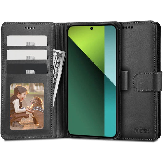 Fodral till Xiaomi Poco X6 / Note 13 Pro 5G, Tech-Protect, plånbok, svart
