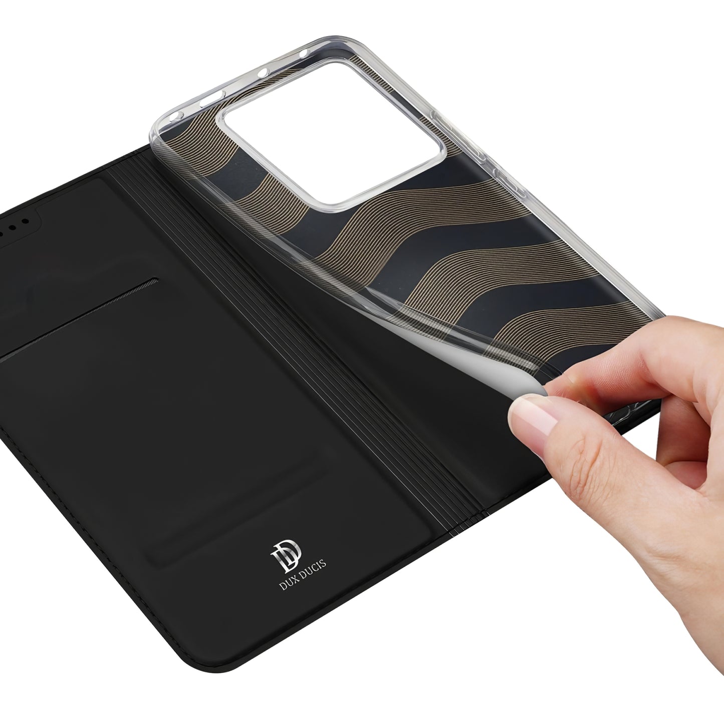 Väska för Xiaomi Poco X6 / Note 13 Pro 5G, DUX DUCIS, Skin Pro, Svart
