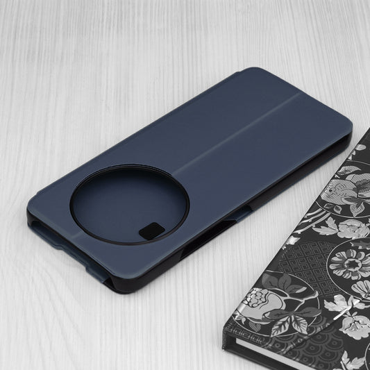 Fodral för Xiaomi Poco C75 / Redmi 14C, Techsuit, eFold, Mörkblå