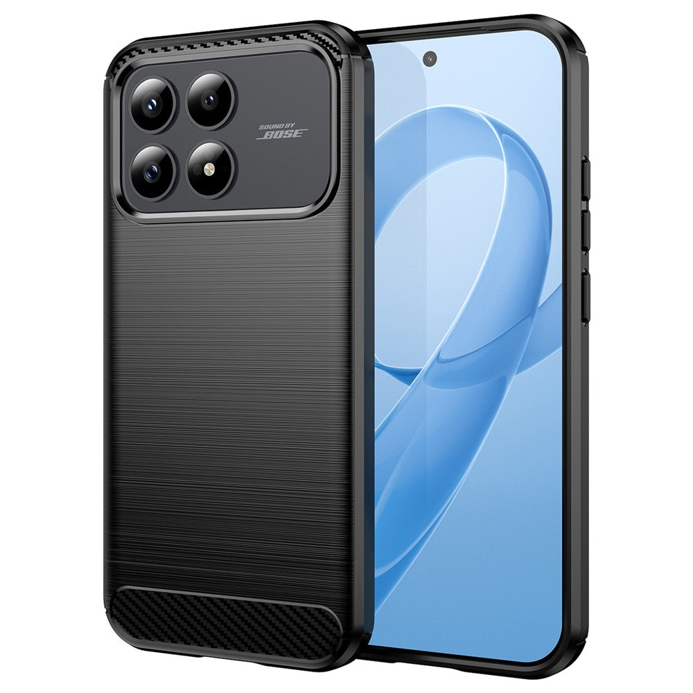 Case for Xiaomi Poco F8 Pro, Techsuit, Carbon, Black