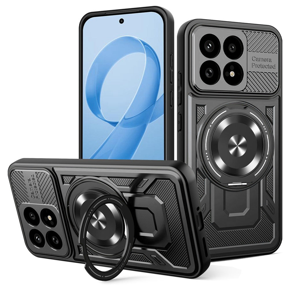 Skyddsfodral för Xiaomi Poco F8 Pro, Techsuit, RuggedCam, Svart