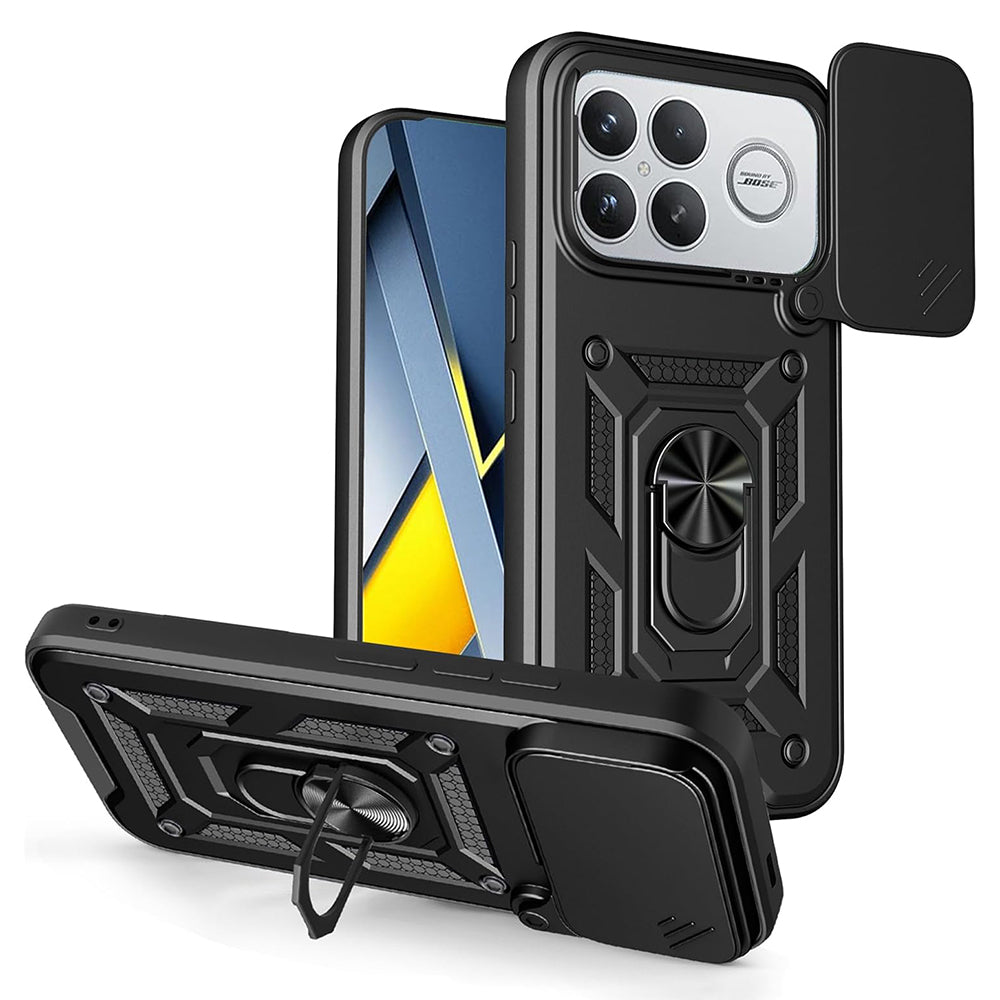 Skyddsfodral för Xiaomi Poco F8 Ultra, Techsuit, CamShield, Svart