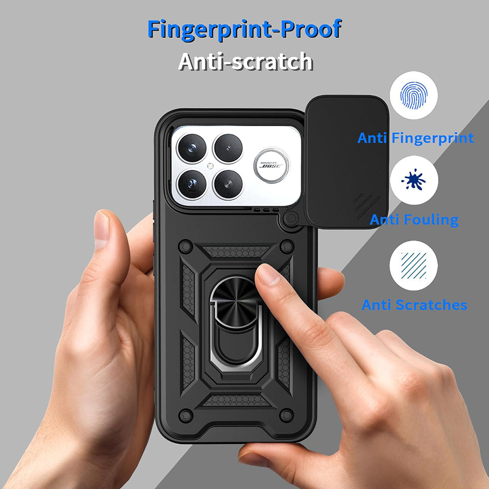 Skyddsfodral för Xiaomi Poco F8 Ultra, Techsuit, CamShield, Svart