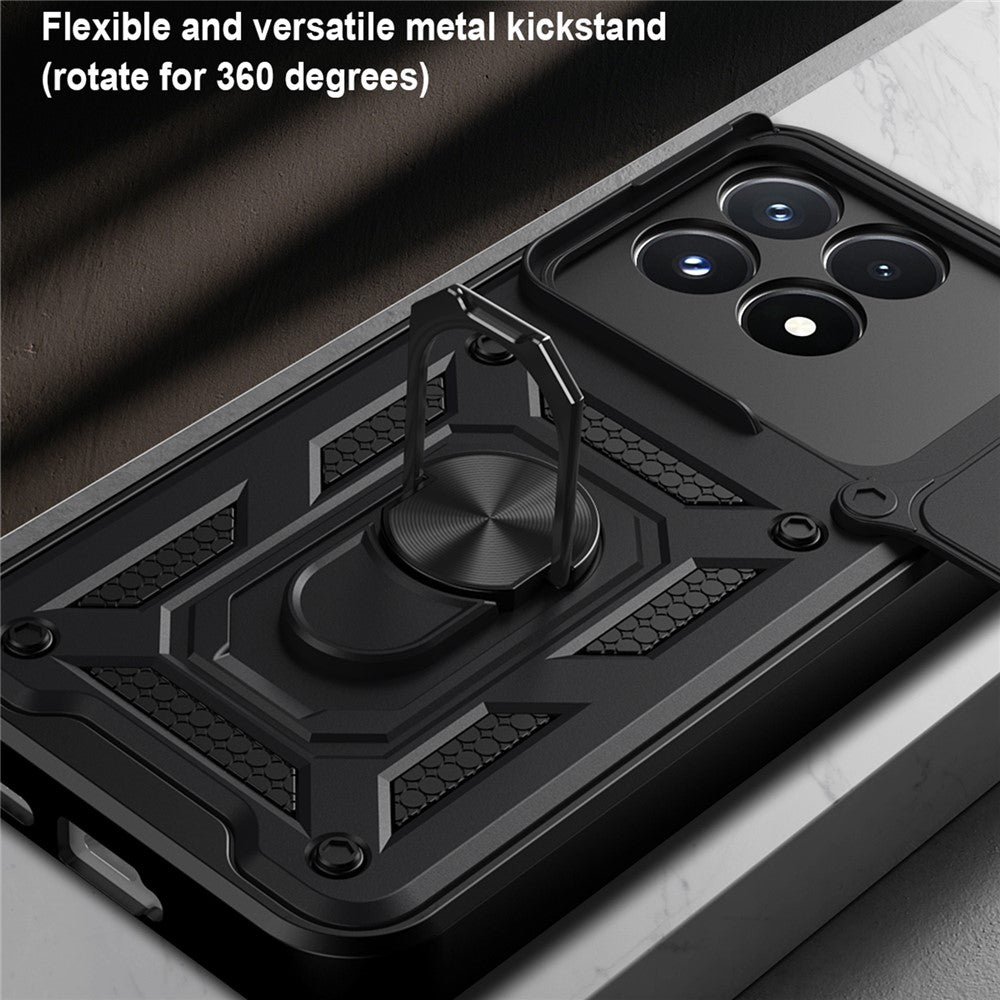 Fodral för Xiaomi Poco F9 Pro, Techsuit, CamShield, Svart