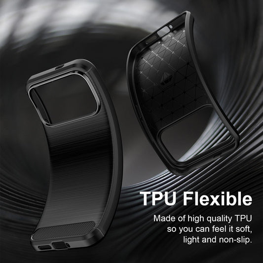 Skal till Xiaomi Poco F9 Ultra, Techsuit, Carbon, svart