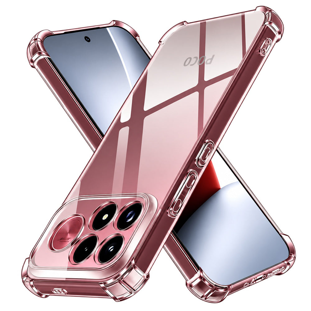 Fodral för Xiaomi Poco F9 Ultra, Techsuit, Stötsäker Klar, Transparent