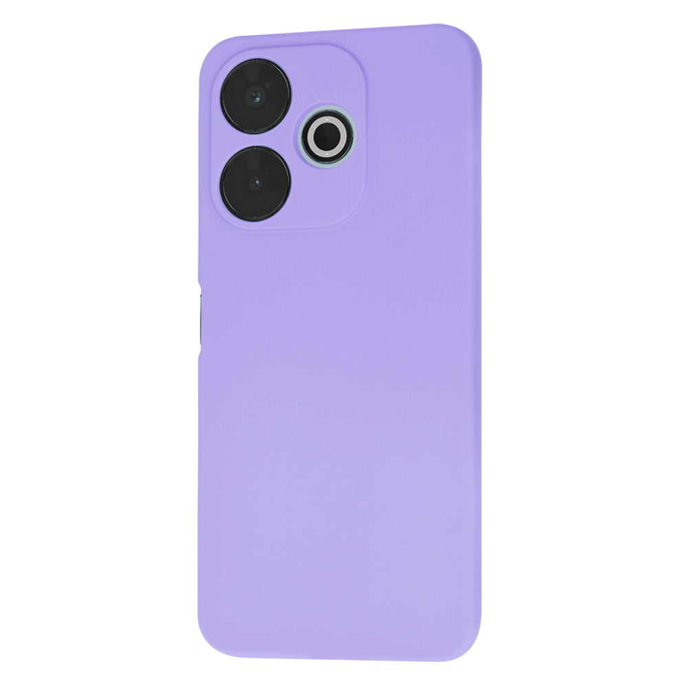 Fodral för Xiaomi Poco M6 4G / Redmi 13, Techsuit, SoftFlex, Ljuslila