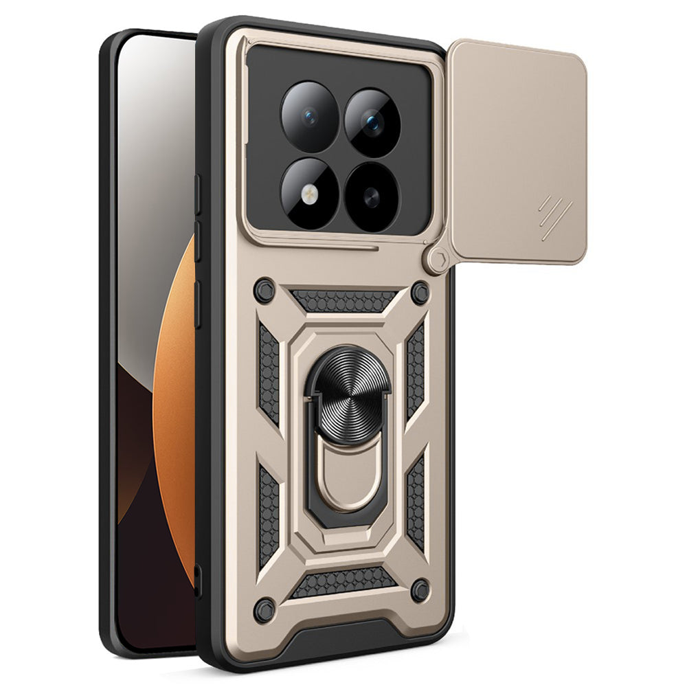 Skyddsfodral för Xiaomi Poco M8 Pro / Redmi Note 15 Pro+ 5G, Techsuit, CamShield, Guld