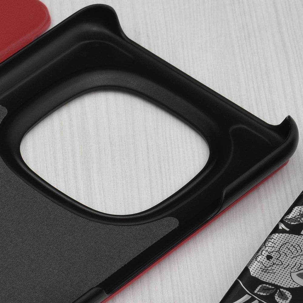 Fodral för Xiaomi Poco M8 Pro / Redmi Note 15 Pro+ 5G, Techsuit, eFold, Röd