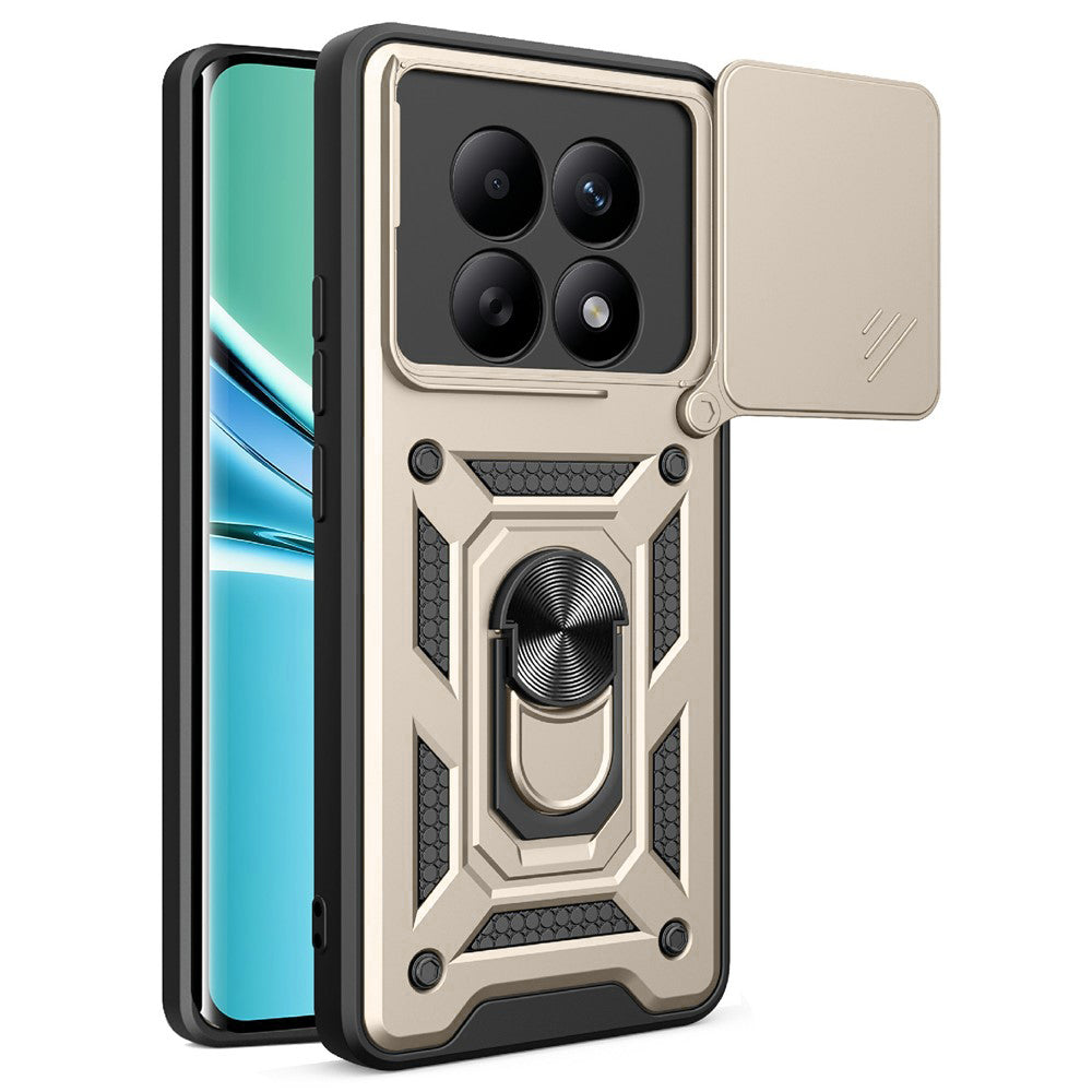 Fodral för Xiaomi Poco M8 / Redmi Note 15 5G / Note 15 4G, Techsuit, CamShield, Guld